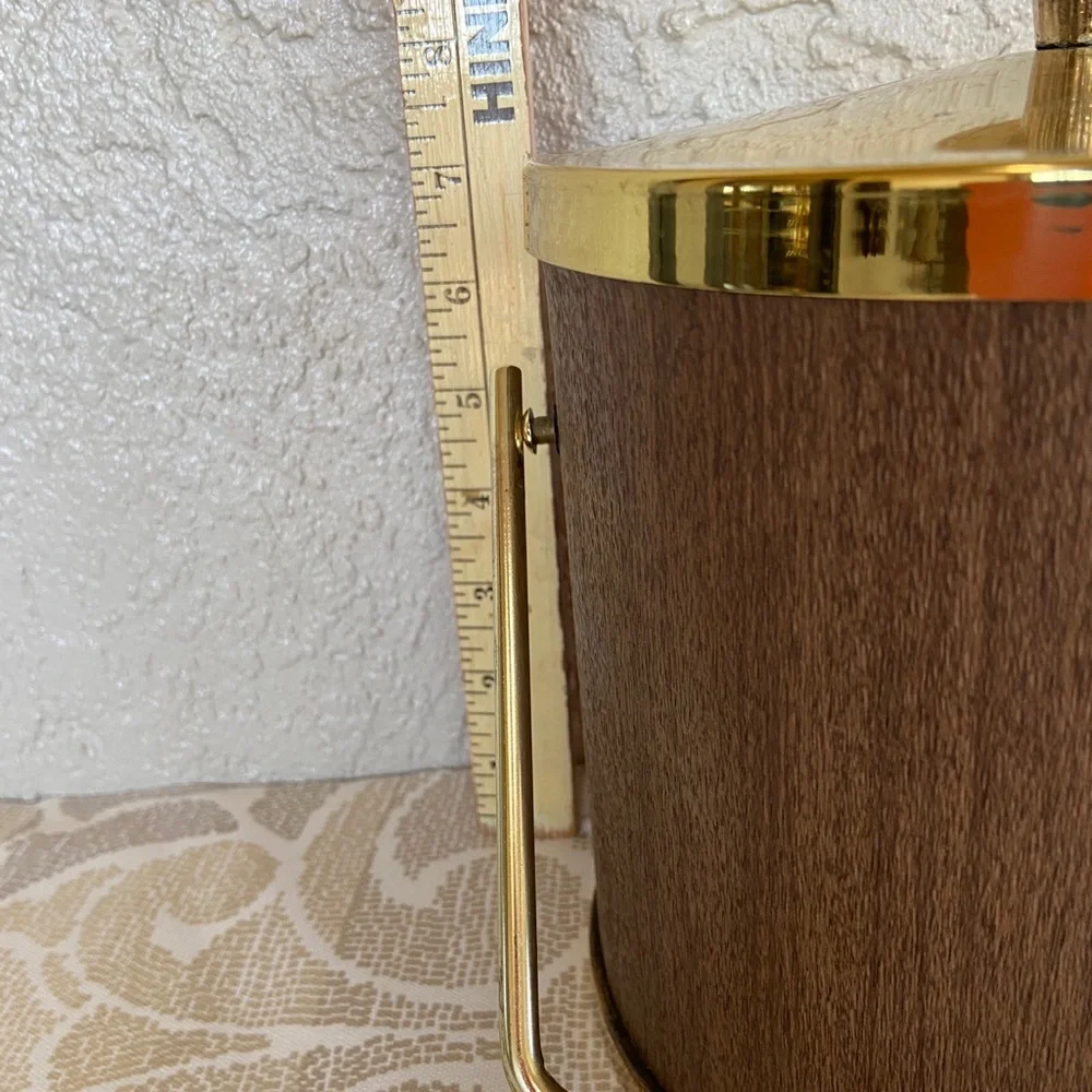 Vintage Mid-Century Modern Ice Bucket by Serv Master